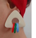 گوشواره پلیمری سوزان | JCHK-11890