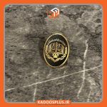 بج سینه مرکز وکلا بیضی مشکی طلایی ( ارسال رایگان) | JCHK-10767