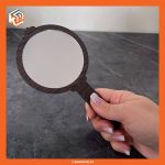 آینه دستی چوبی با چاپ طرح دلخواه ( ارسال رایگان) | JCHK-10769