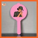 آینه دستی چوبی با چاپ طرح دلخواه ( ارسال رایگان) | JCHK-10769