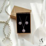 نیم ست جواهری دایره | JCHK-10775