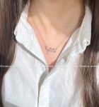 گردنبند نقره ای | JCHK-10831