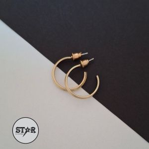 گوشواره حلقه ای میخی⭐ | JCHK-10958