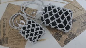 ست کیف و مینی کیف مرواریدی | JCHK-10986