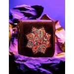 کیف نیمه دست دوز دوشی ترمه مدل هما | JCHK-11008 کیف نیمه دست دوز دوشی ترمه مدل هما | JCHK-11008