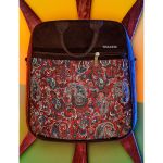 کوله پشتی ترکیبی ترمه و مخمل مدل مهر | JCHK-11011 کوله پشتی ترکیبی ترمه و مخمل مدل مهر | JCHK-11011