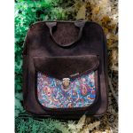 کوله پشتی ترکیبی ترمه و مخمل مدل مهر | JCHK-11011 کوله پشتی ترکیبی ترمه و مخمل مدل مهر | JCHK-11011