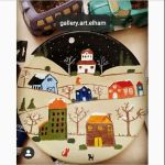 دیوارکوب سفالی و تابلو دکوراتیو | JCHK-3251