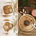 سینی چوبی و ظروف چوبی | JCHK-11098