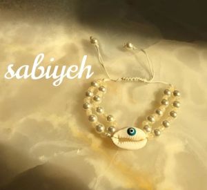 دستبند صدف و مروارید| JCHK-4228