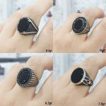 انگشتر مردانه نقره ۹۲۵ عیار  | JCHK-12281