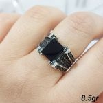 انگشتر مردانه نقره ۹۲۵ عیار  | JCHK-12282