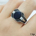 انگشتر مردانه نقره ۹۲۵ عیار  | JCHK-12282