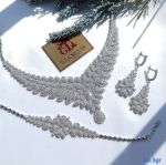 سرویس جواهر لوکس نقره ۹۲۵ عیار  | JCHK-13017