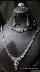 سرویس جواهر نقره ۹۲۵ عیار طرح جدید برند gta  | JCHK-13624