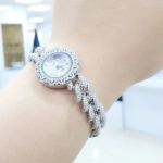 ساعت نقره کیفیت عالی کپی طلا سفید | JCHK-4985