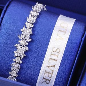 دستبند نقره میکرو نگین مارکیز | JCHK-5025