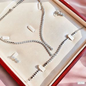 سرویس خیلی شیک نقره925 عیار کپی طلا سفید فول نگین | JCHK-5139