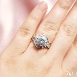 انگشتر نقره 925 عیار | JCHK-5175