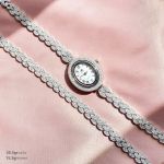 ست ساعت و دستبند برند gta نقره 925 عیار | JCHK-5188