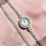 ست دستبند و ساعت برند gta نقره 925 عیار | JCHK-5191