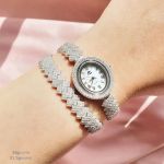 ست ساعت و دستبند نقره 925 عیار مارک gta | JCHK-5197