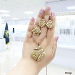 نیمست سیاه قلم مشابه طلا، نقره 925 عیار | JCHK-5231