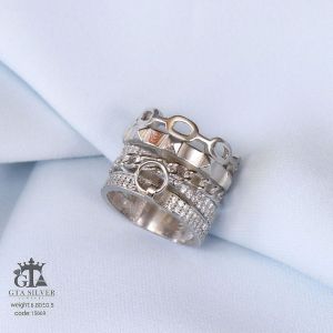 انگشتر میکرو نقره 925 عیار | JCHK-5302