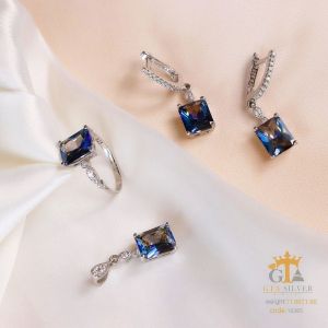 نیمست نقره925 عیار(سنگ اینکار دارای رنگبندی میباشد) | JCHK-5307