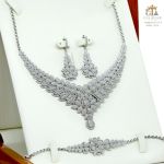 سرویس نقره جواهری نگین برلیان | JCHK-5336