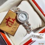 ساعت کارتیه نقره 925 عیار نگین برلیان | JCHK-5479