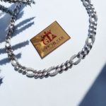 سرویس فیگارو آینه ای و نگین برلیان نقره 925 عیار | JCHK-5491