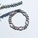 سرویس فیگارو آینه ای و نگین برلیان نقره 925 عیار | JCHK-5491