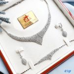 سرویس عروس مارسا نقره 925عیار نگین برلیان | JCHK-5523