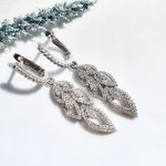 سرویس نقره مارسا طرح برگ نگین برلیان | JCHK-5535