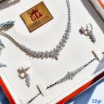 سرویس لوکس مارسا نقره925 عیار- نگین برلیان | JCHK-5581