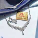 سرویس لوکس مارسا نقره925 عیار- نگین برلیان | JCHK-5583