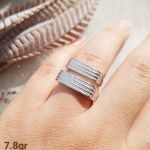 ست حلقه ازدواج نقره925عیار | JCHK-5693