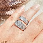 ست حلقه نامزدی نگین برلیان | JCHK-5718