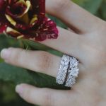 حلقه پشت حلقه جواهری نقره925عیار | JCHK-5736