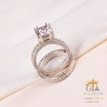 حلقه پشت حلقه نقره925 عیار | JCHK-5753