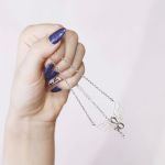 آویز زنجیری بال فرشته نقره 925 عیار | JCHK-5789