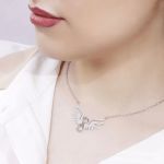 آویز زنجیری بال فرشته نقره 925 عیار | JCHK-5789