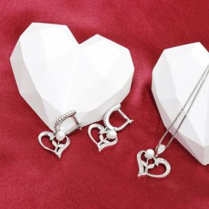 نیمست قلب نقره 925عیار | JCHK-5803