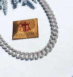 فول ست کارتیر نقره 925 عیار کاملا مشابه طلا سفید | JCHK-5838