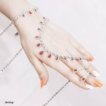 سرویس مارسا نقره925 عیار نگین برلیان | JCHK-5895