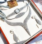  سرویس لوکس جواهری نقره 925 عیار( بدون ساعت) | JCHK-6026