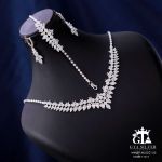 سرویس مارسا نقره ۹۲۵ عیار کپی طلا سفید | JCHK-6383