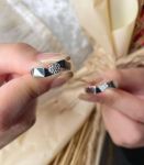ست حلقه ازدواج زنانه و مردانه نقره ۹۲۵ عیار ایتالیایی | JCHK-6697