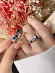 ست حلقه ازدواج زنانه و مردانه نقره ۹۲۵ عیار ایتالیایی | JCHK-6697